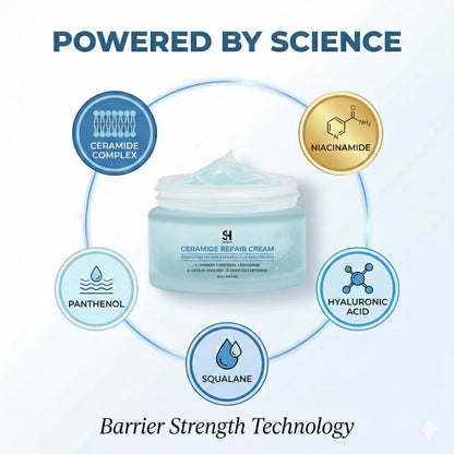 2-Step Barrier Repair Set – Bio Peptide 5X Serum & Ceramide Repair Cream