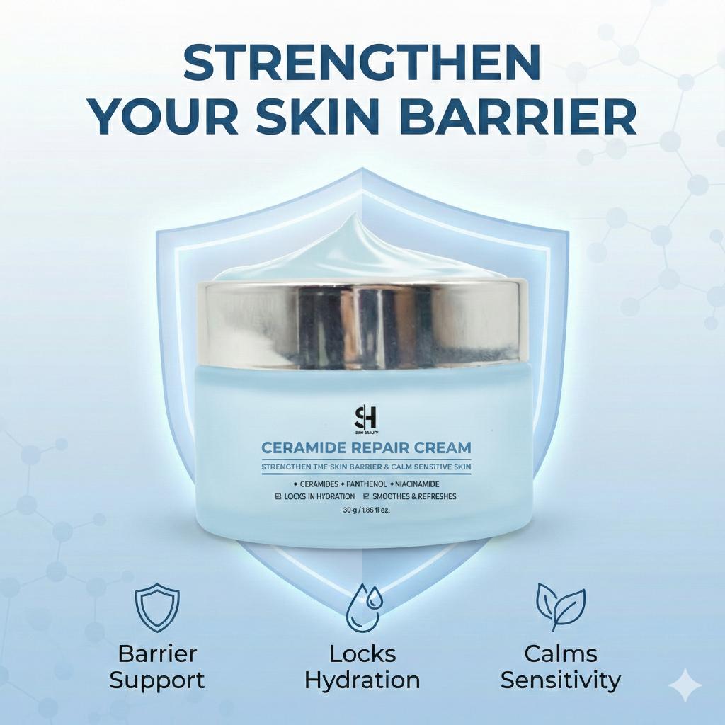 2-Step Barrier Repair Set – Bio Peptide 5X Serum & Ceramide Repair Cream