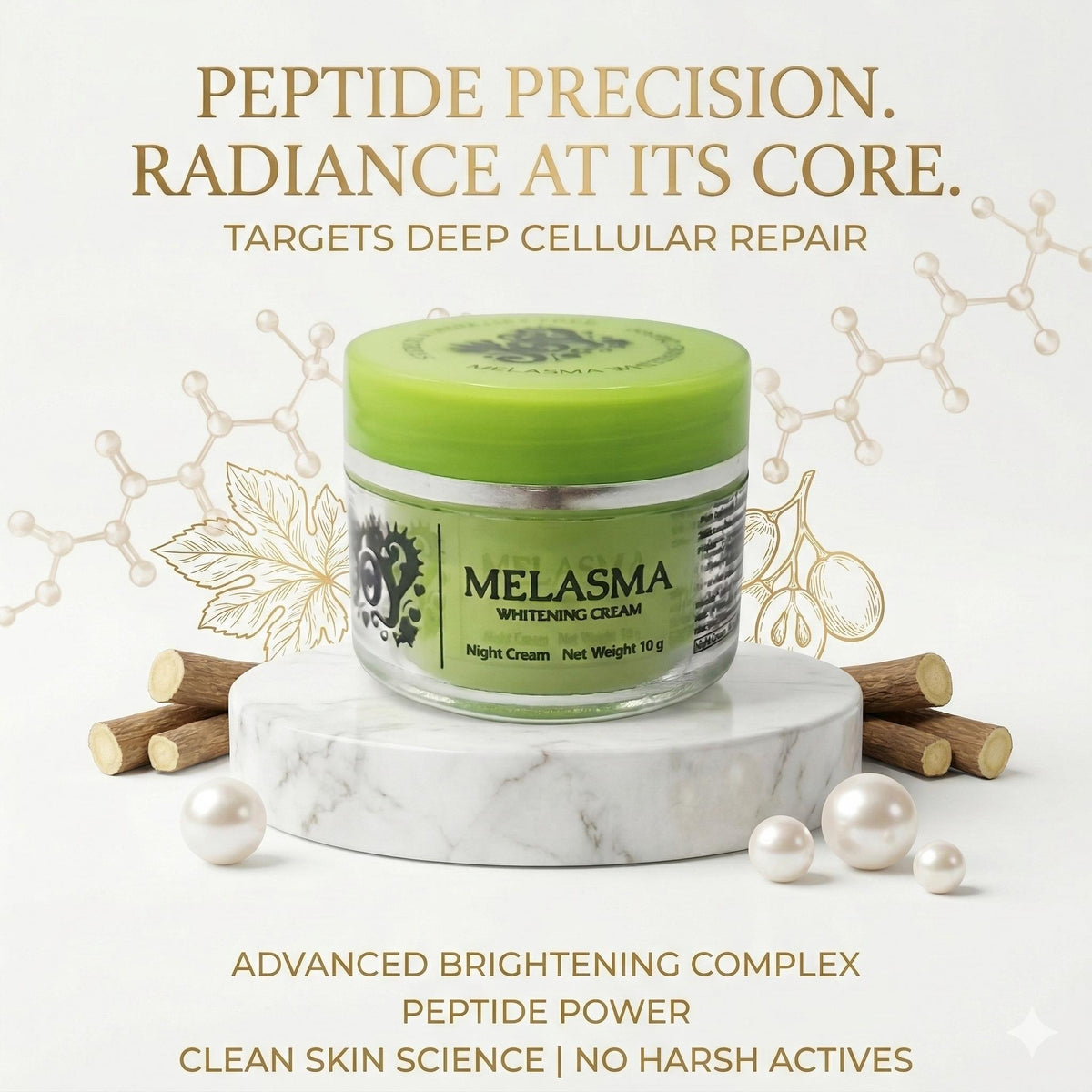 JOY Melasma Whitening Night Cream – Dark Spot Remover, Brightening Face Cream