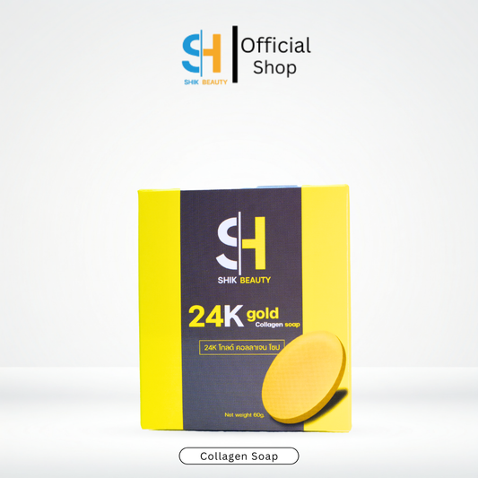 SHIK BEAUTY 24K Gold Collagen Soap – Brightening & Nourishing Bar (60 g)