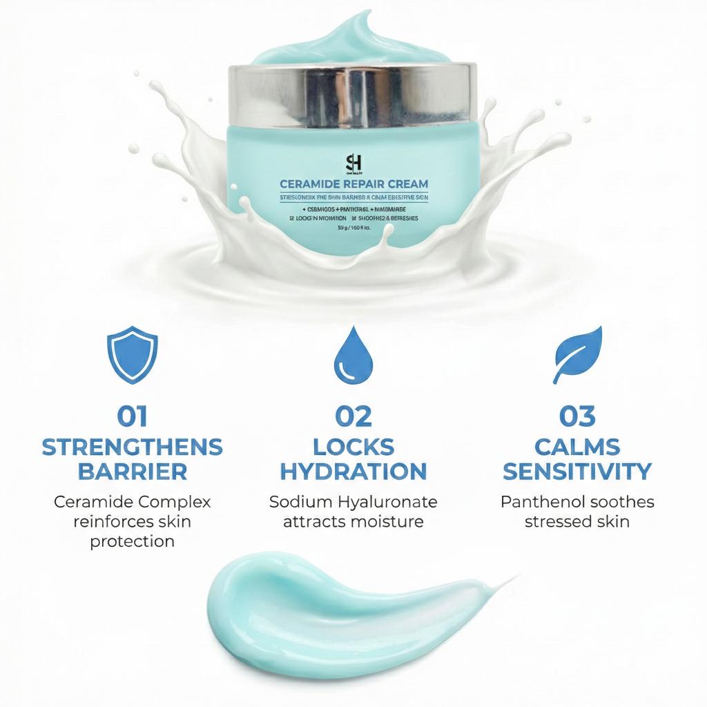 2-Step Barrier Repair Set – Bio Peptide 5X Serum & Ceramide Repair Cream