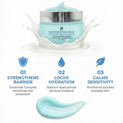 2-Step Barrier Repair Set – Bio Peptide 5X Serum & Ceramide Repair Cream
