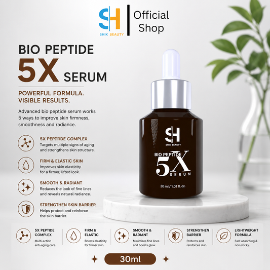 SHIK BEAUTY Bio Peptide 5X Serum – Hydrating Peptide Serum 30ml