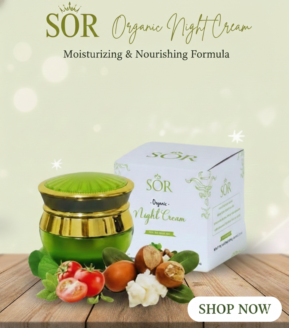 SOR Organic Night Cream – Moisturizing & Nourishing Formula (12g)