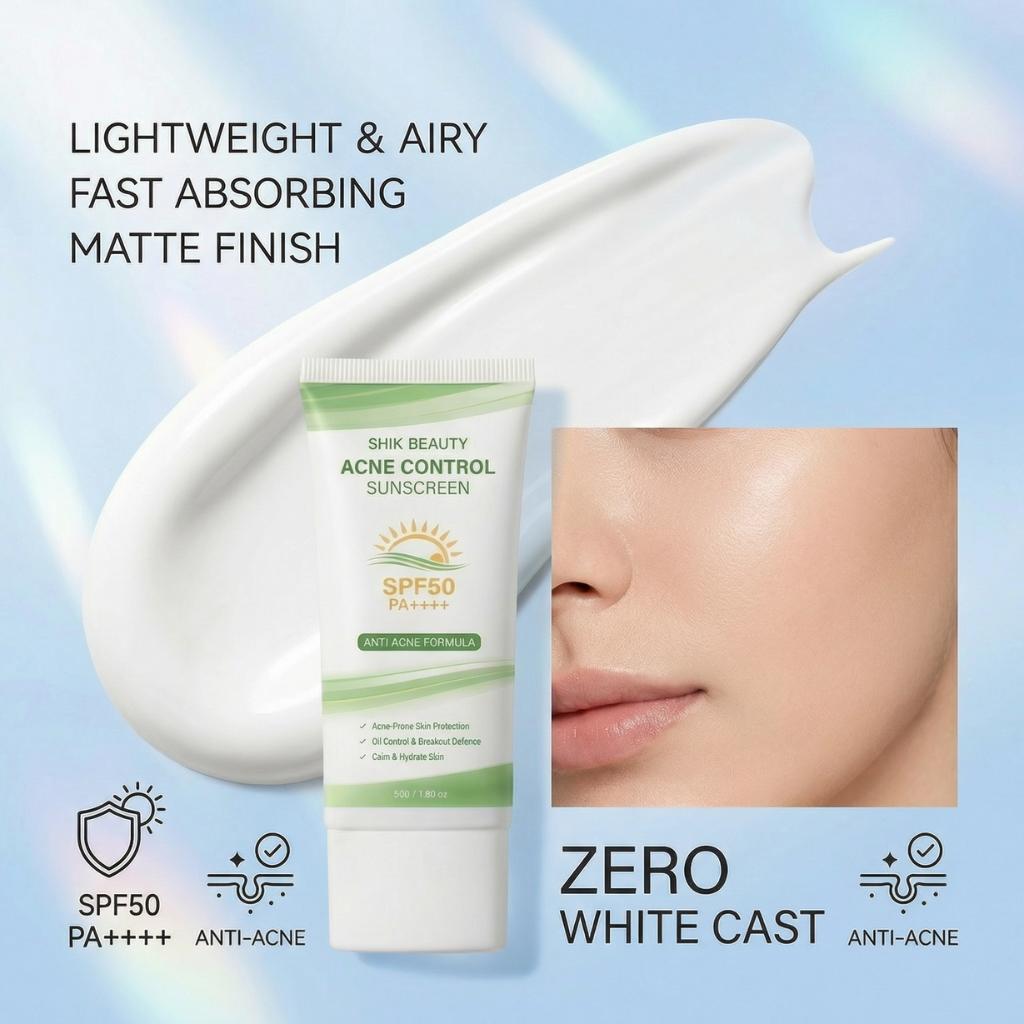 Ceramide Repair Cream & SPF 50 Sunscreen Set – Barrier Care and Daily UV Protection