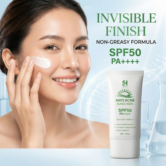 Anti-Acne Sunscreen SPF50 PA++++ – Oil Control Matte Finish 30g