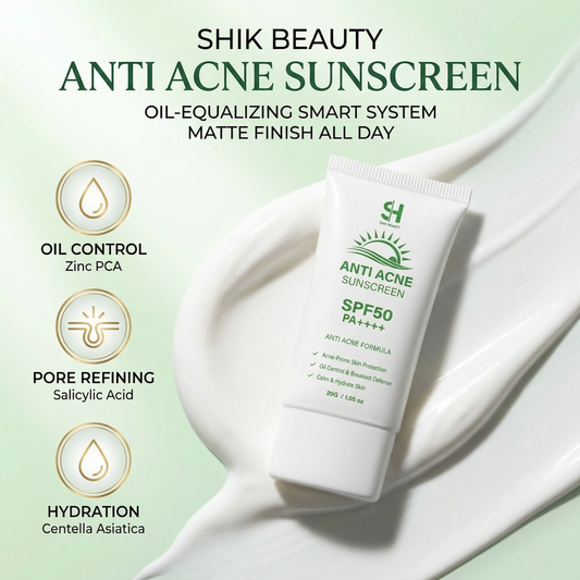 Anti-Acne Sunscreen SPF50 PA++++ – Oil Control Matte Finish 30g